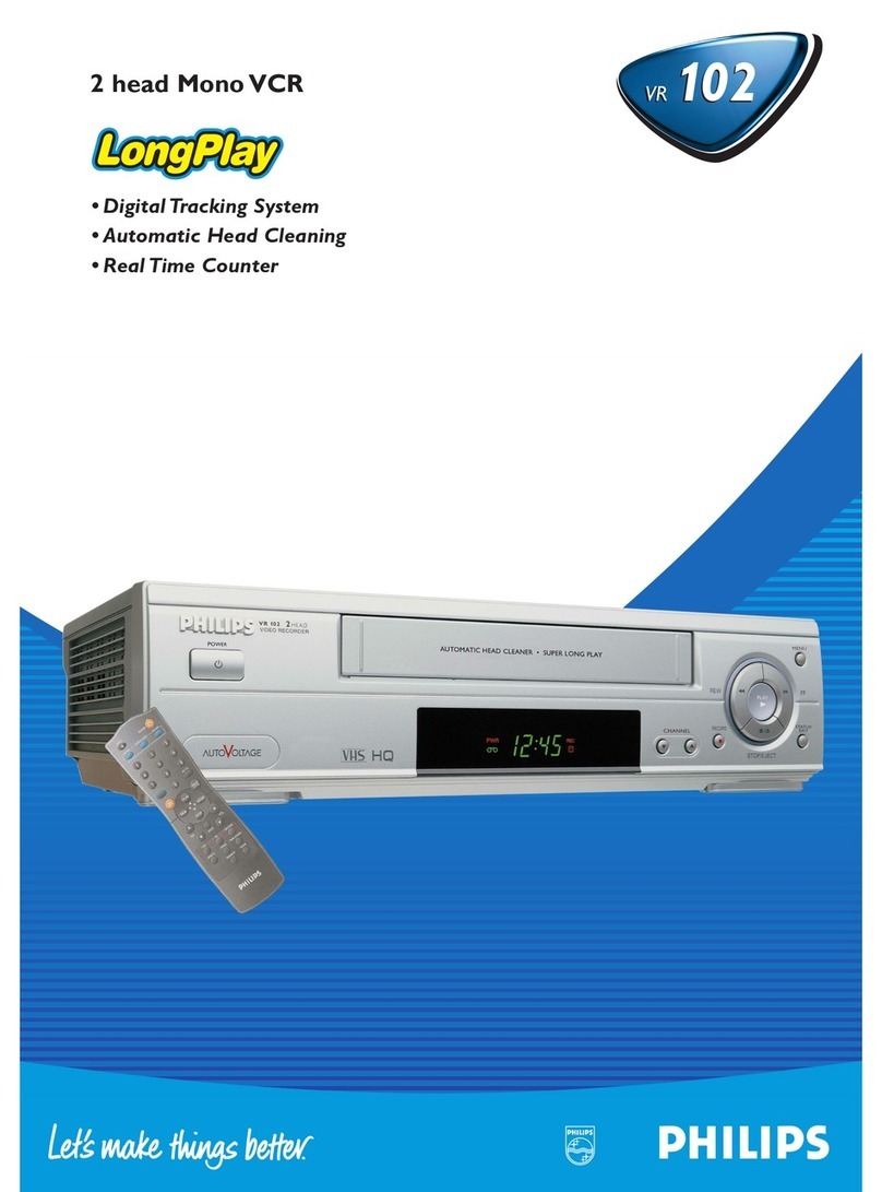 Philips VR102 User manual