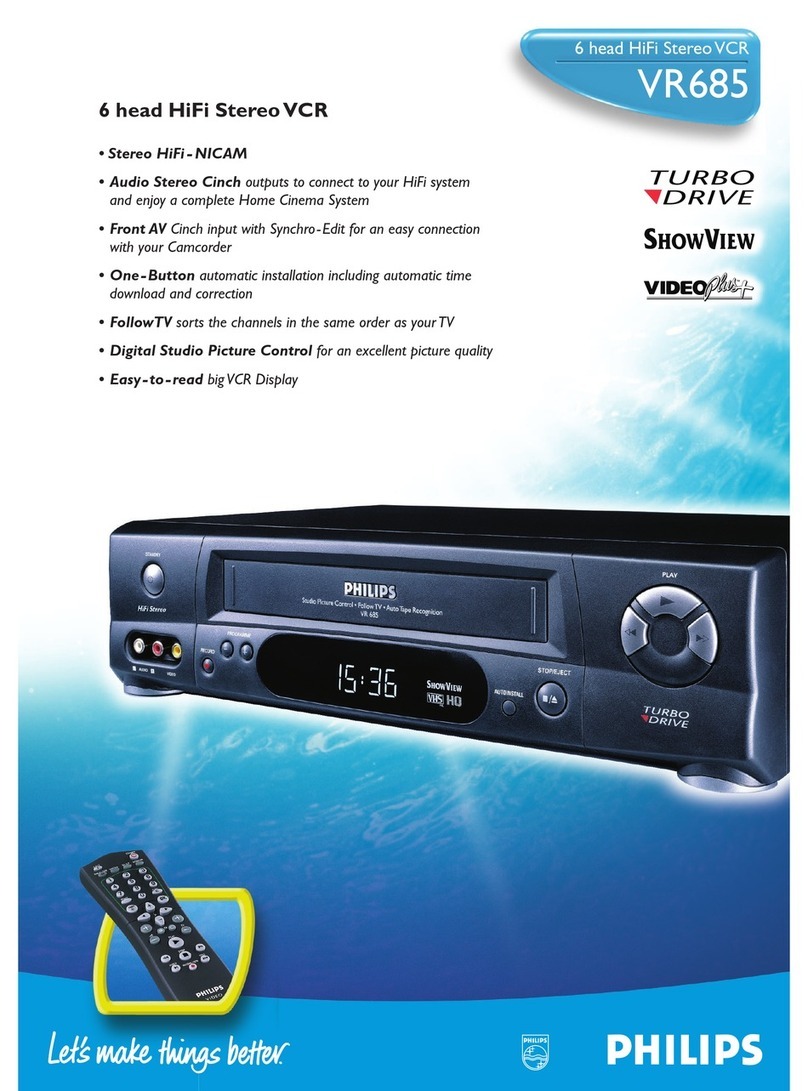 Philips vr 685 User manual