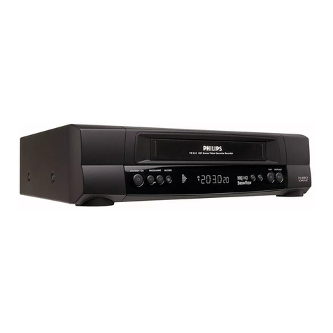 Philips VR 520 User manual
