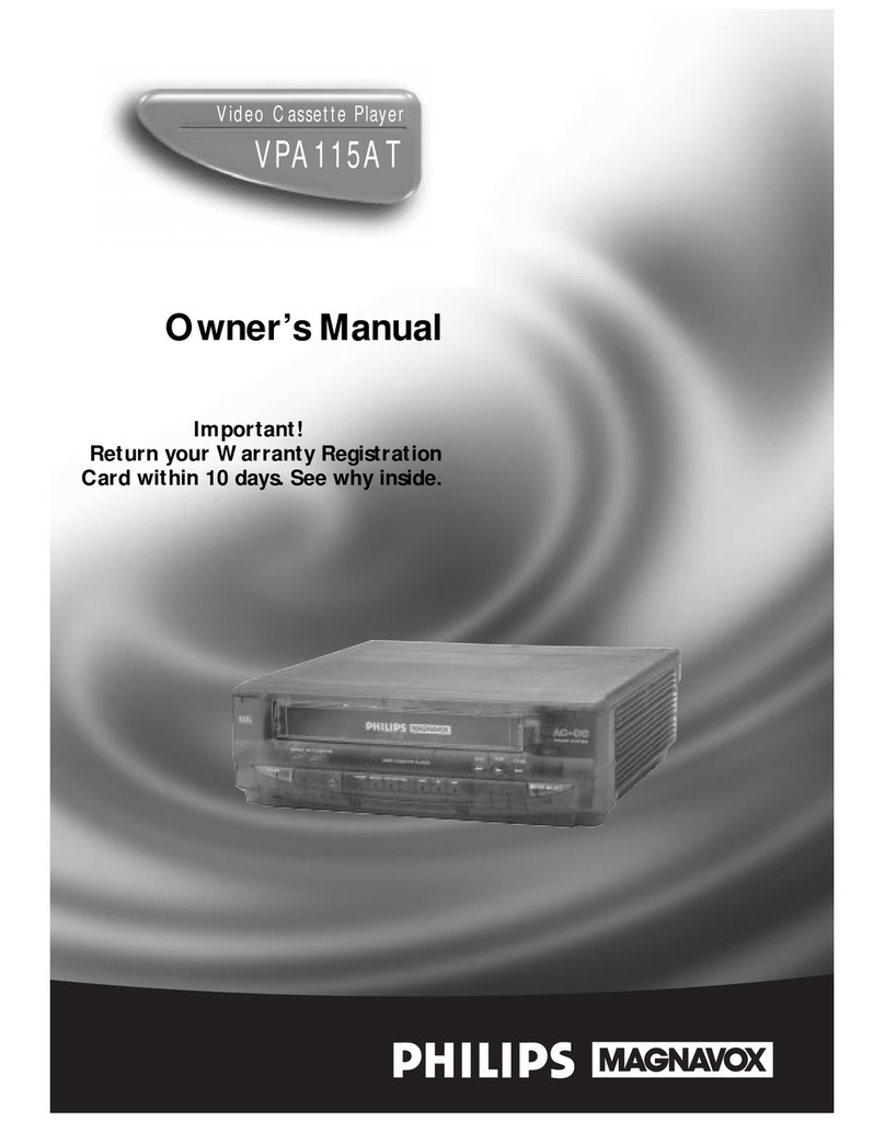 Philips VPA115AT User manual