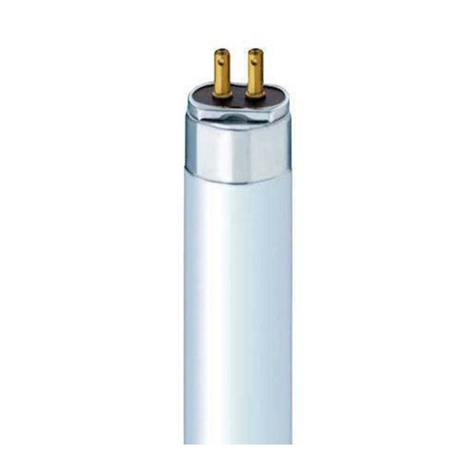 Philips Fluorescent Lamp Operating and maintenance instructions