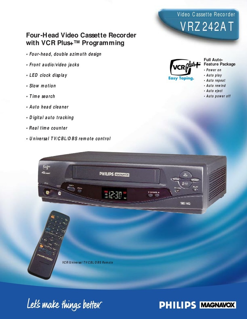 Philips VRZ242AT User manual