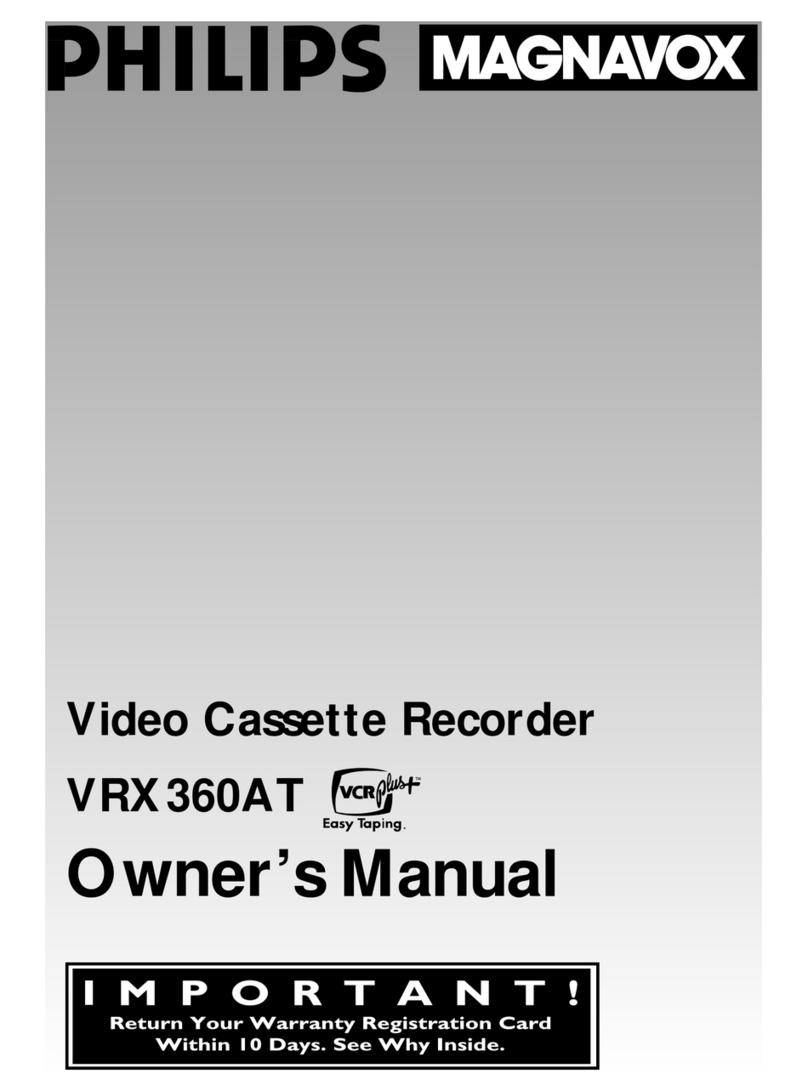 Philips VRX360AT User manual