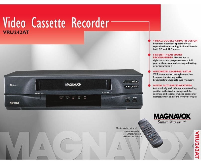 Magnavox VRU242AT User manual Magnavox VRU242AT User manual
