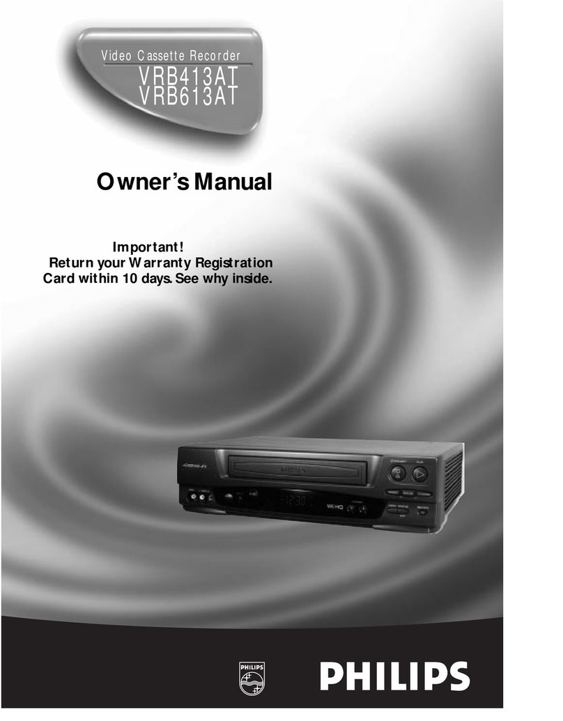 Philips VRB413AT User manual