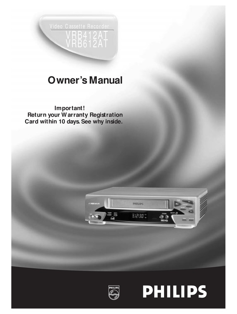 Philips VRB412AT User manual