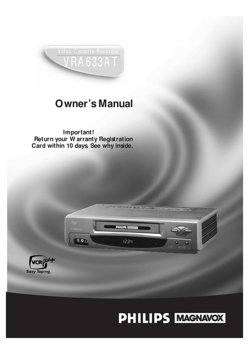 Philips VRA633AT User manual