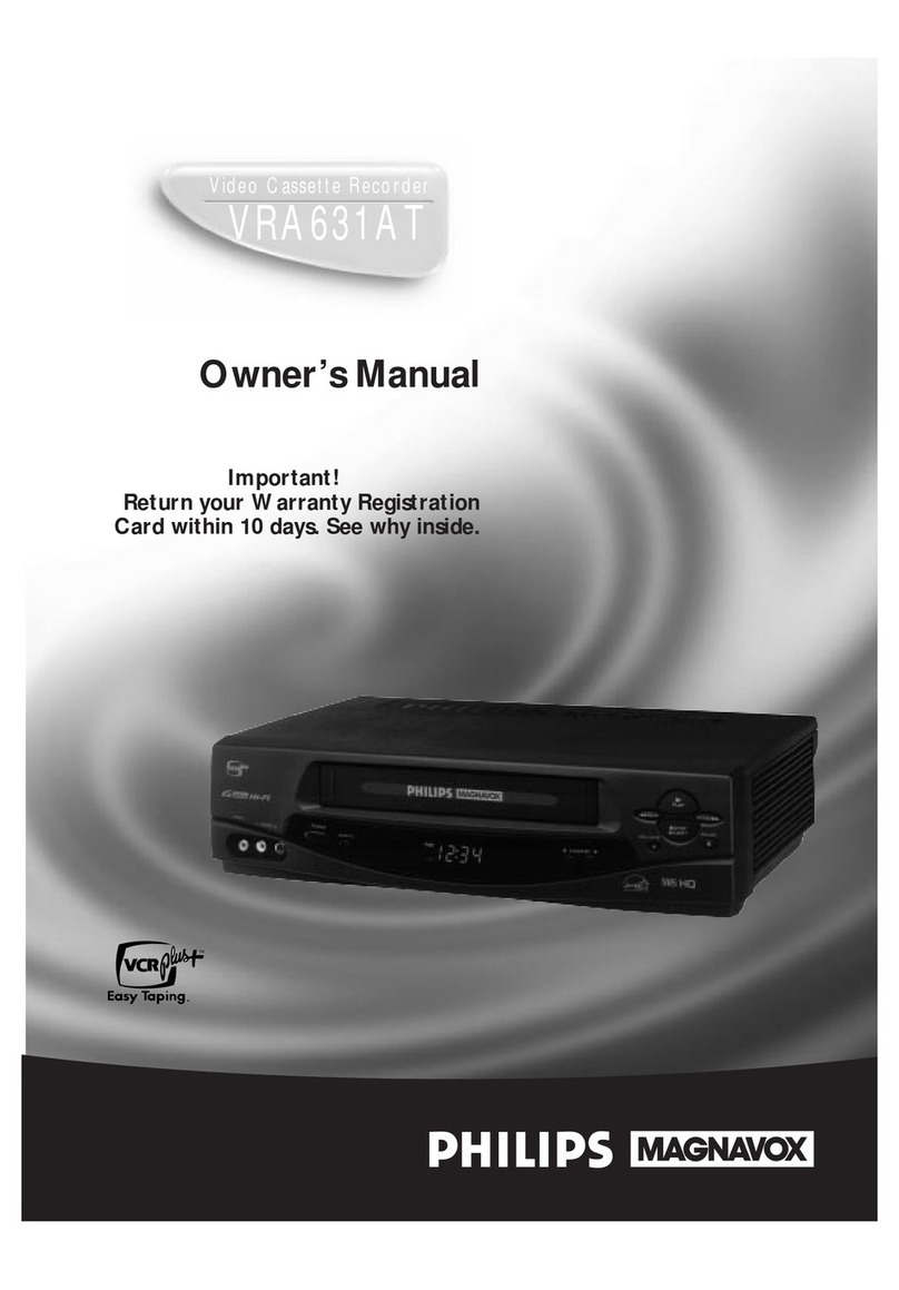 Philips VRA631AT owner's manual