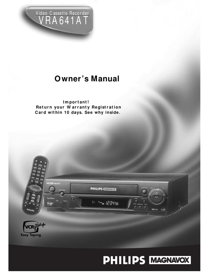 Philips VRA641AT User manual
