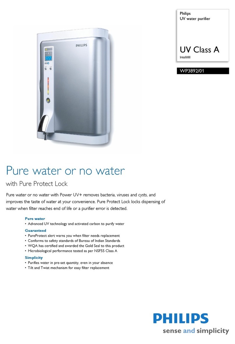 Philips WP3892/01 Specification sheet