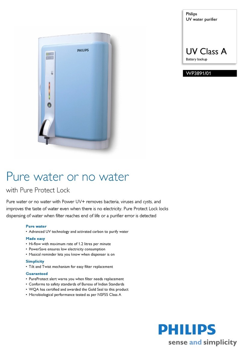 Philips WP3891/01 Specification sheet