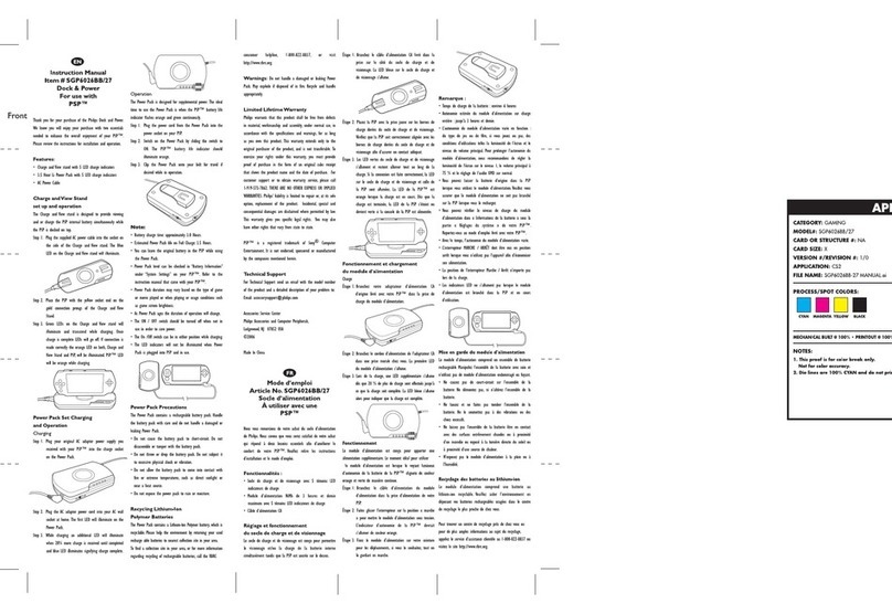 Philips SGP6026BB/27 instruction manual