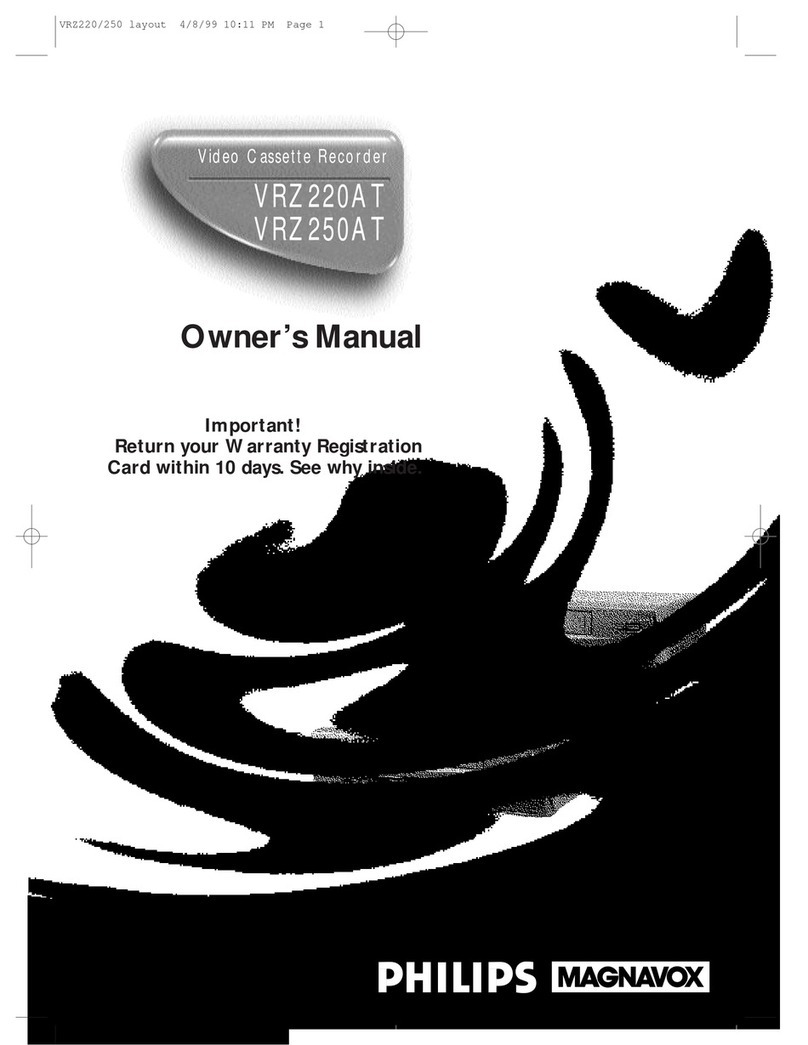 Philips VRZ220AT User manual