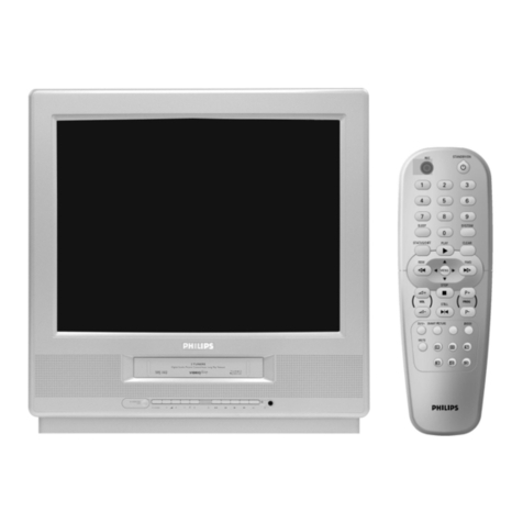 Philips TV-Video Combi 14PV374/07 operating instructions
