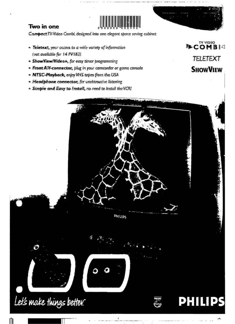 Philips PV1821 Specification sheet