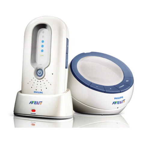 Philips AVENT Avent DECT baby SCD498 User manual Philips AVENT Avent DECT baby SCD498 User manual