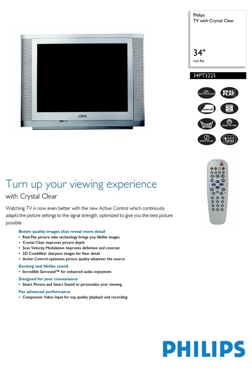 Philips 34PT3225 User manual Philips 34PT3225 User manual