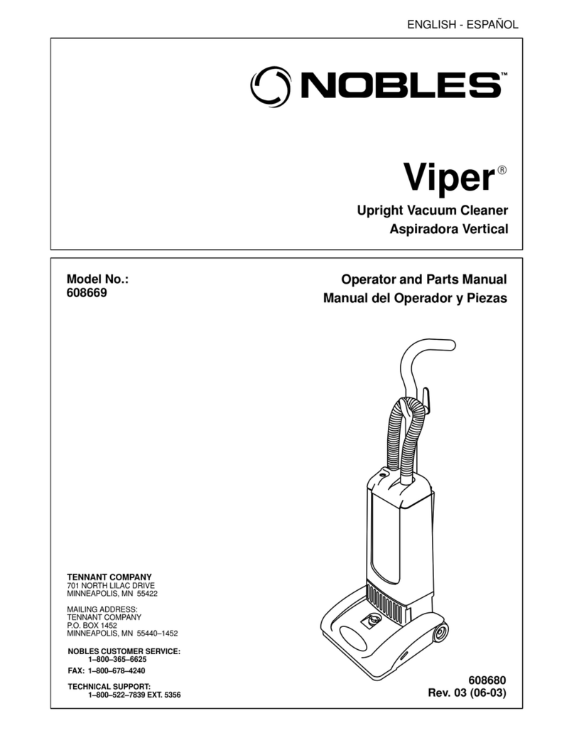 Nobles 608669 Operator and parts manual
