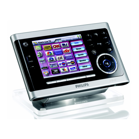 Philips Pronto TSU9600 Specification sheet