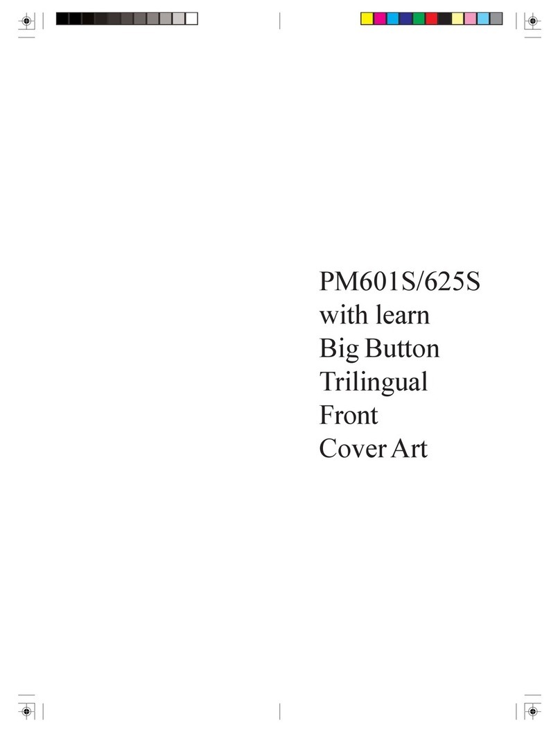 Philips pm625S User manual