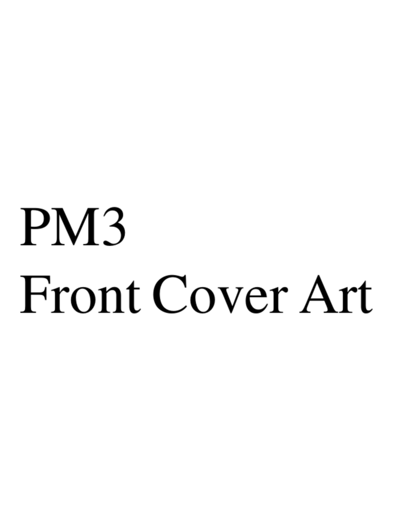 Philips Magnavox PM3 User manual