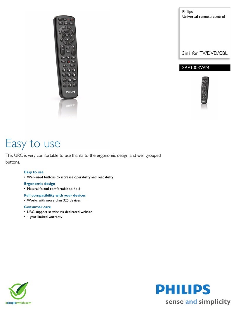 Philips SRP1003WM/17 Specifications