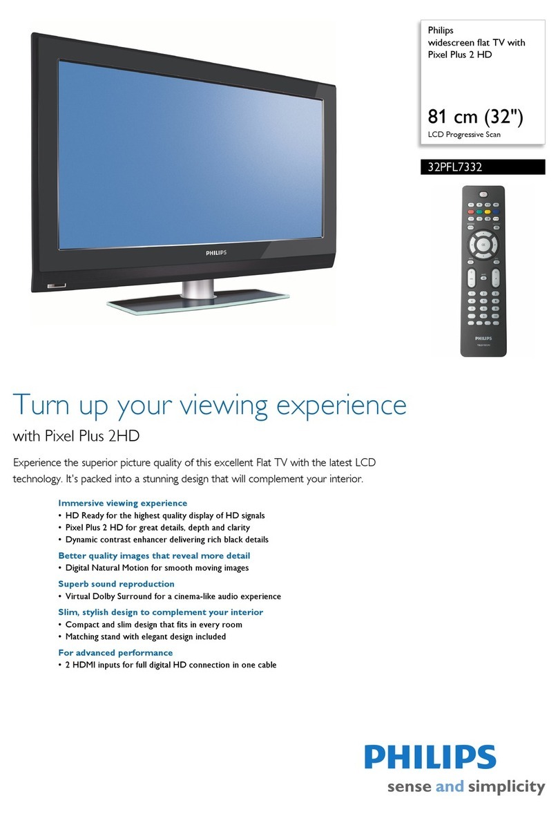 Philips 32PFL7332 User manual