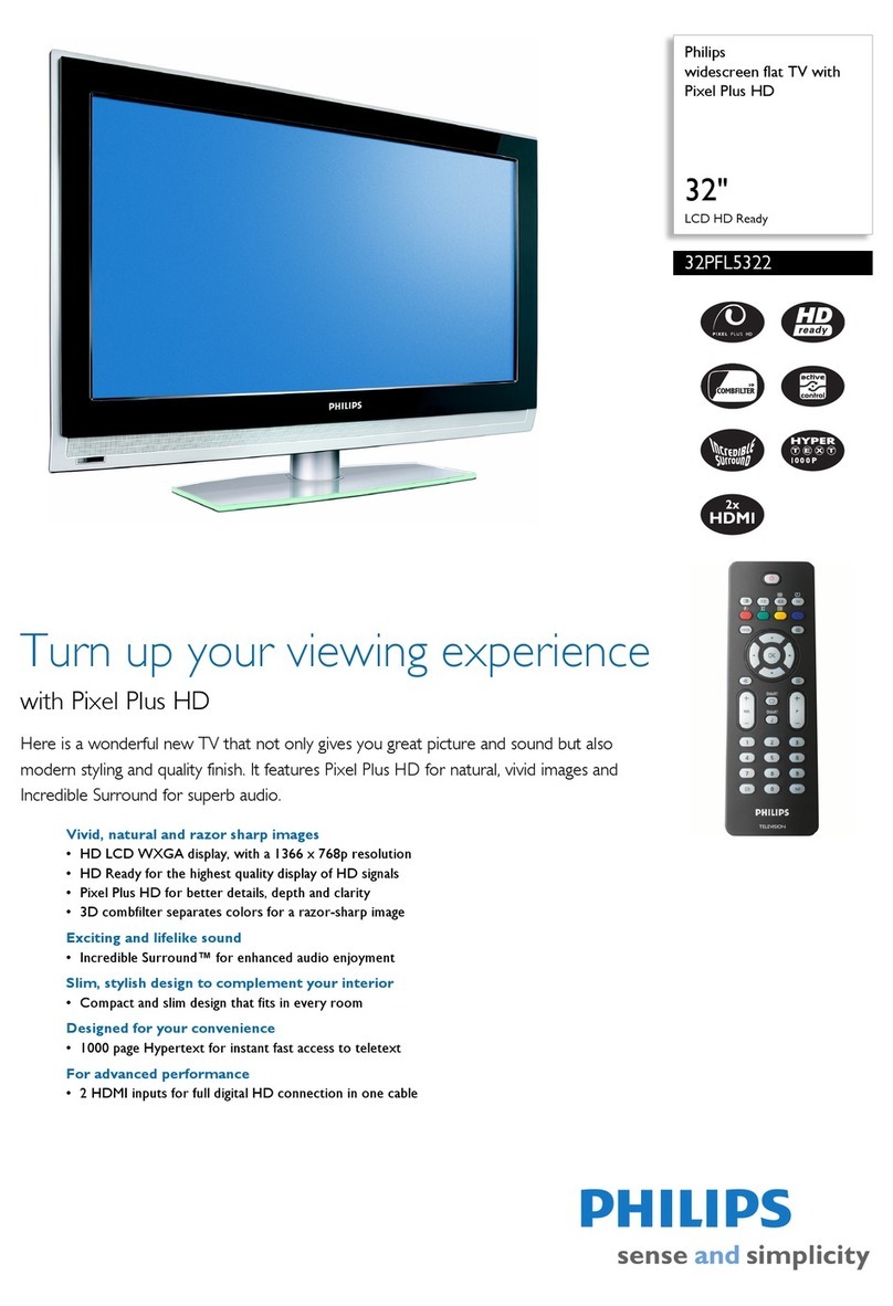 Philips 32PFL5322 User manual