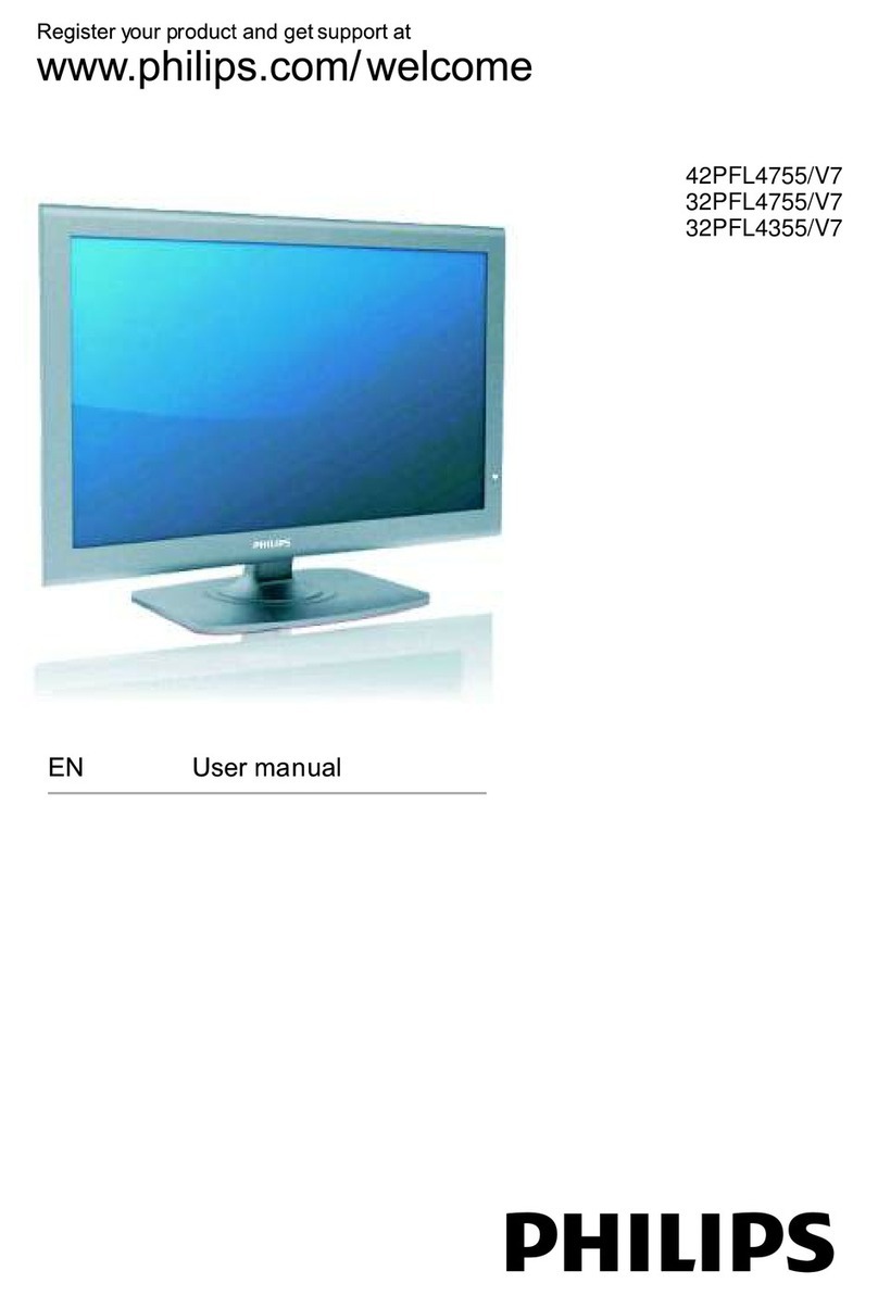 Philips 32PFL4355/V7 User manual