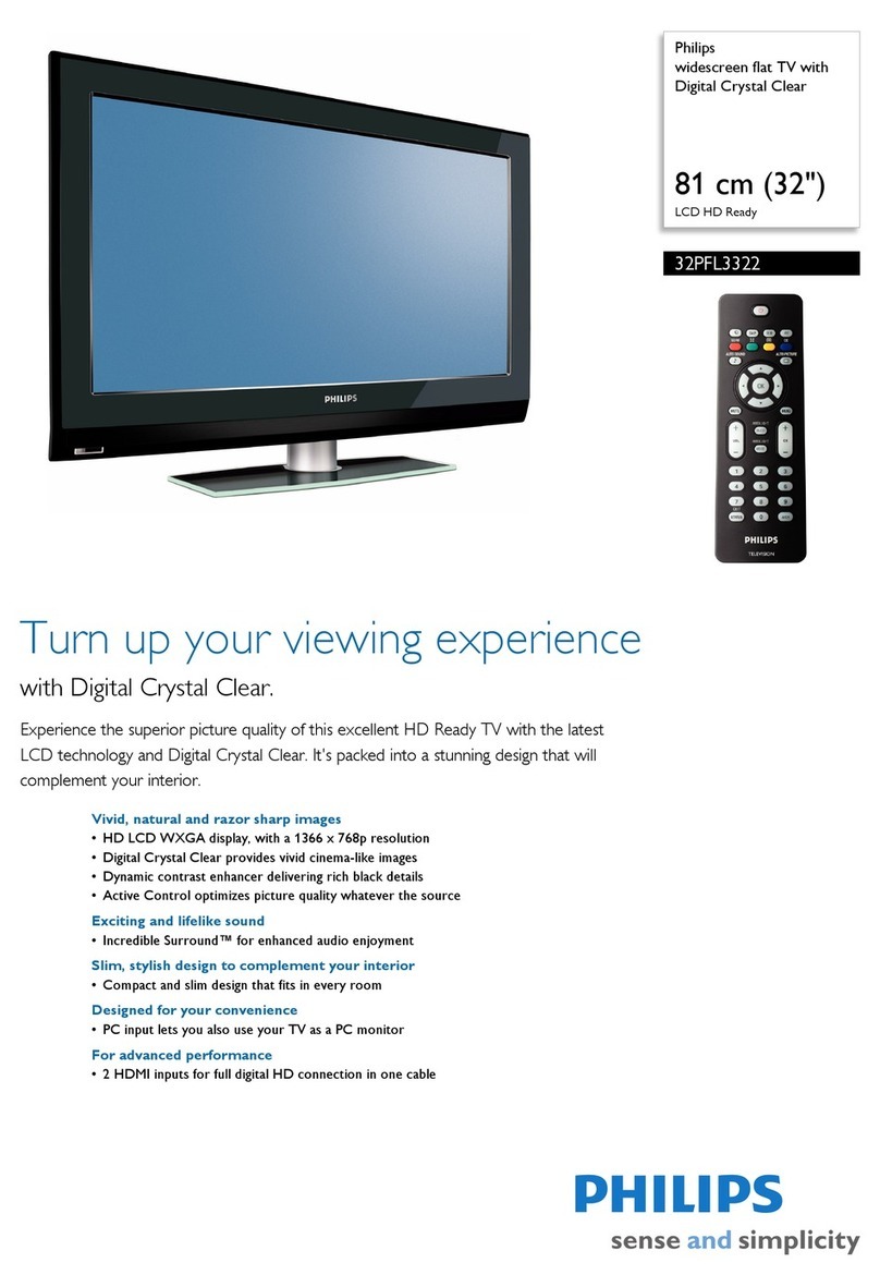 Philips 32PFL3322 User manual