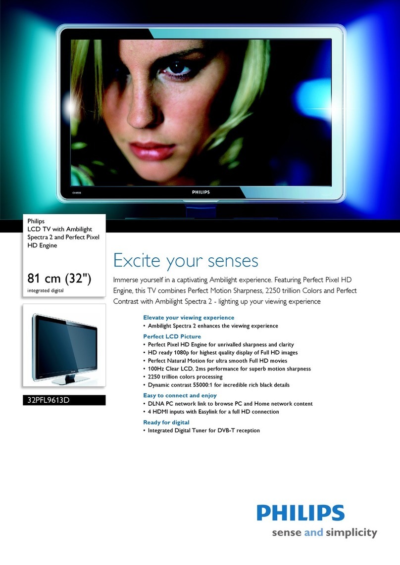 Philips 32PFL9613D User manual