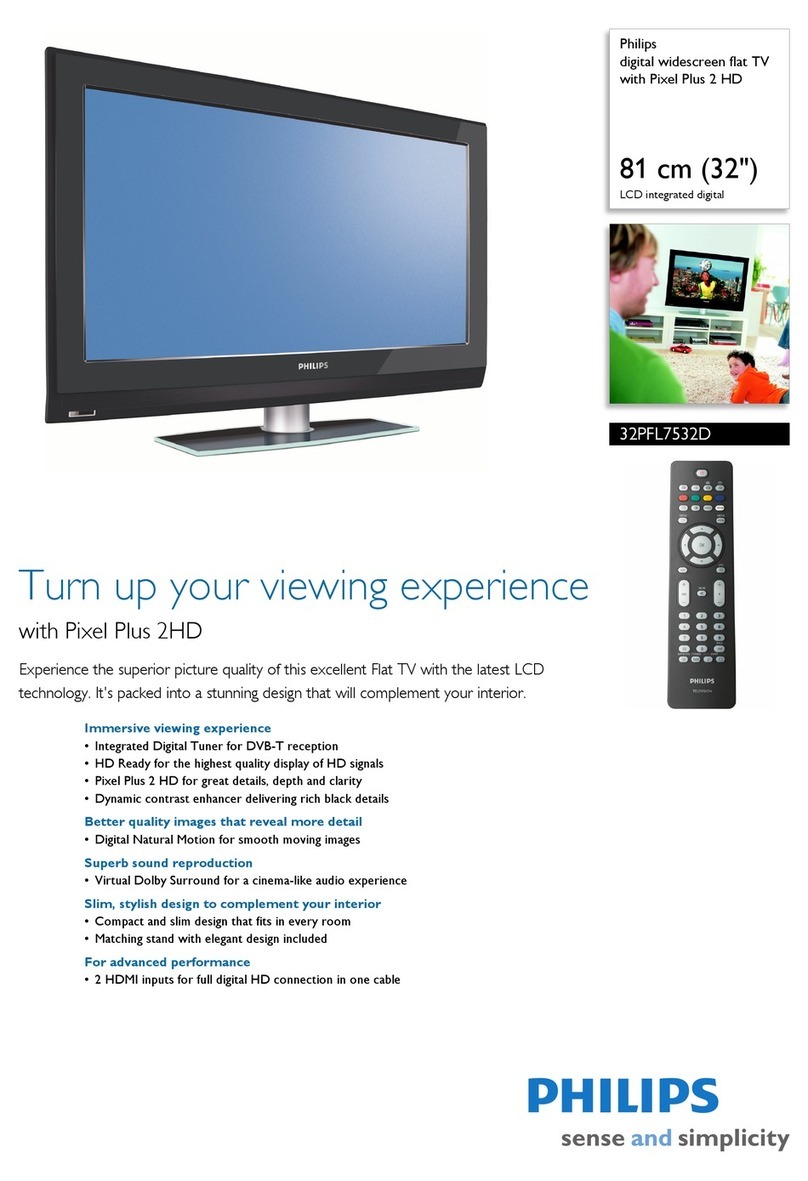 Philips 32PFL7532D Specifications