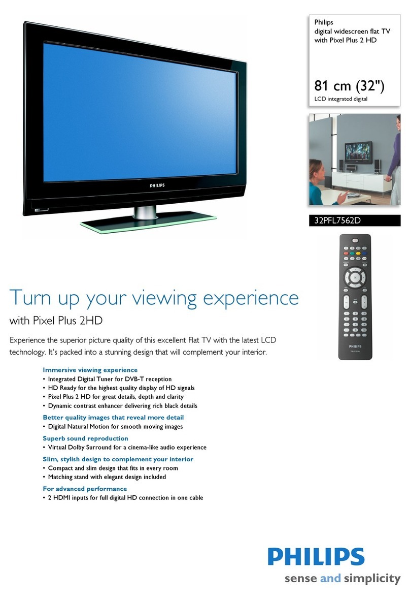 Philips 32PFL7562D - annexe 1 User manual