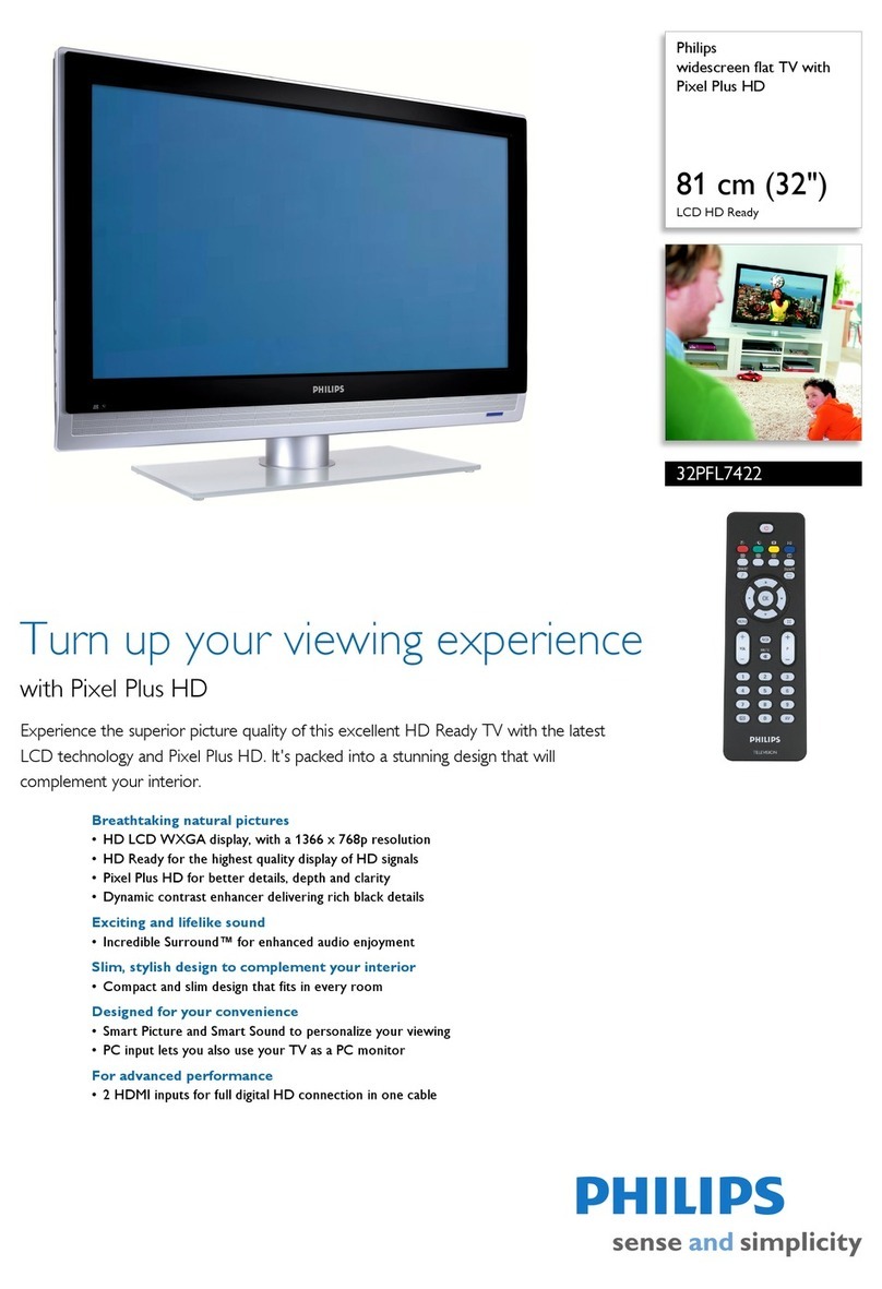 Philips 32PFL7422 User manual