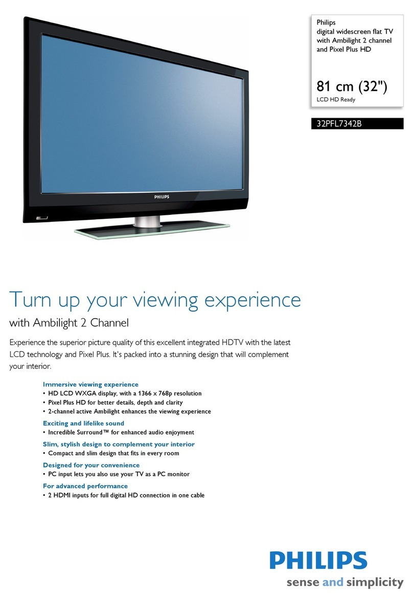 Philips 32PFL7342B/78 Specifications