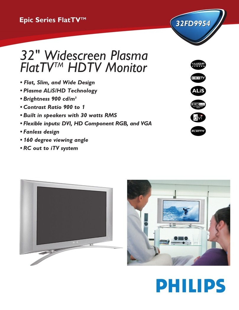 Philips 32FD9954 User manual
