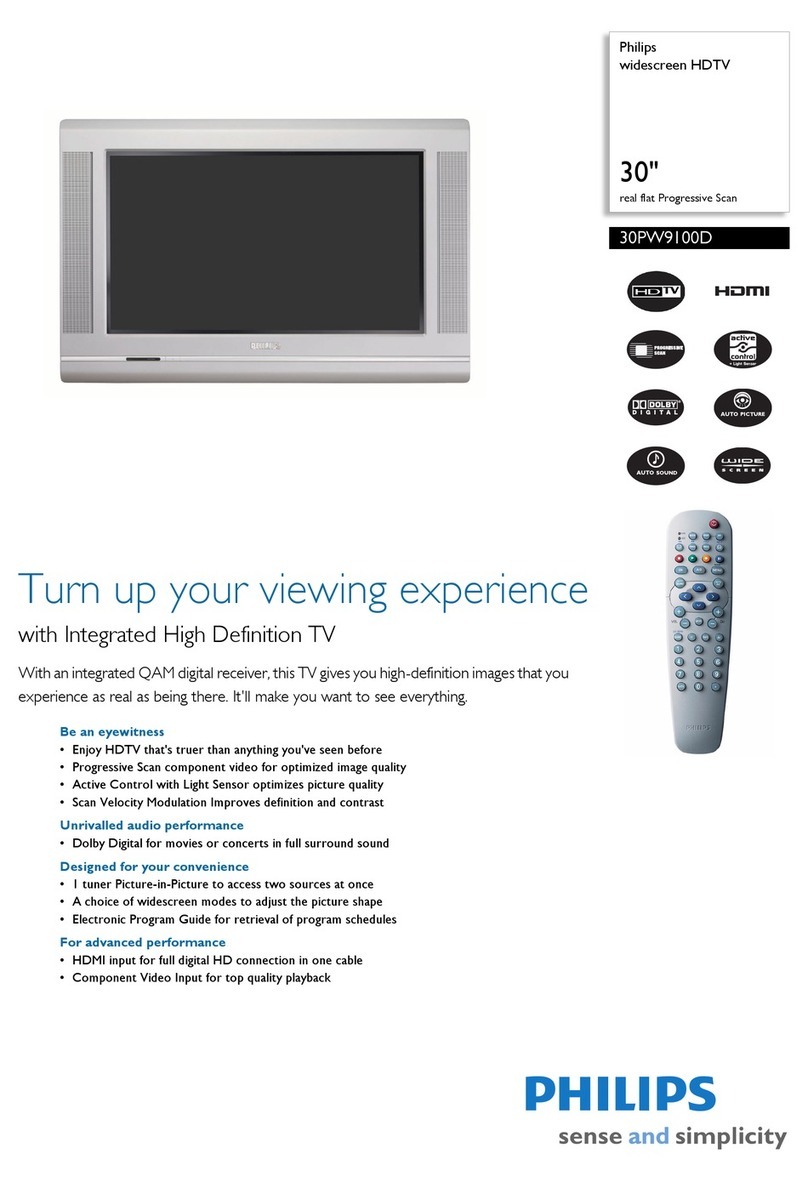 Philips 30PW9100D/37 User manual