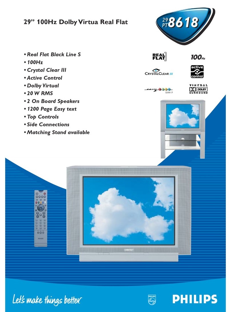 Philips 29PT8618 User manual