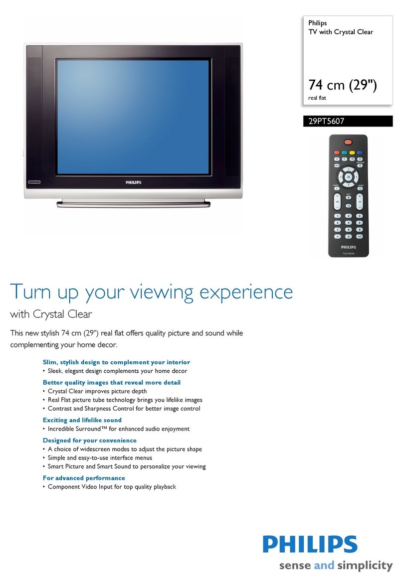 Philips 29PT5607 User manual