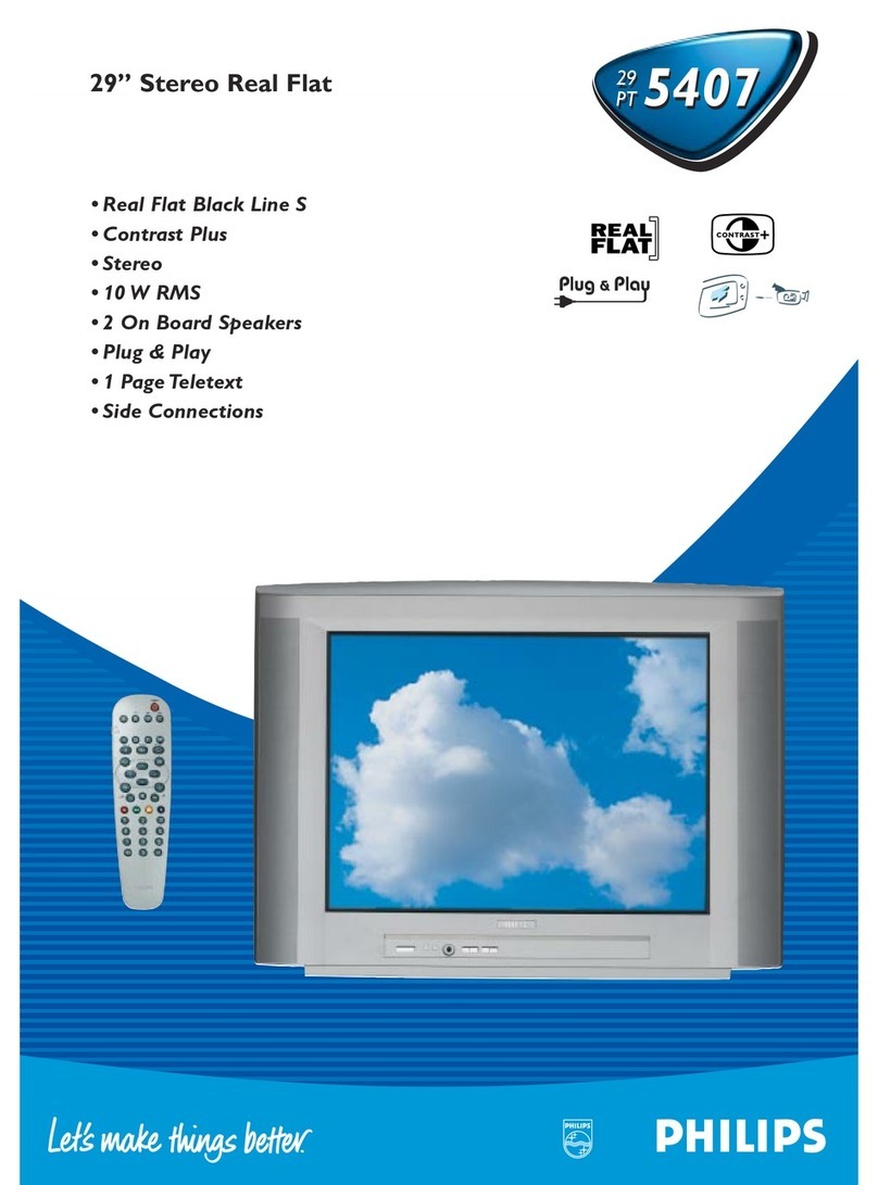 Philips 29PT5407 User manual