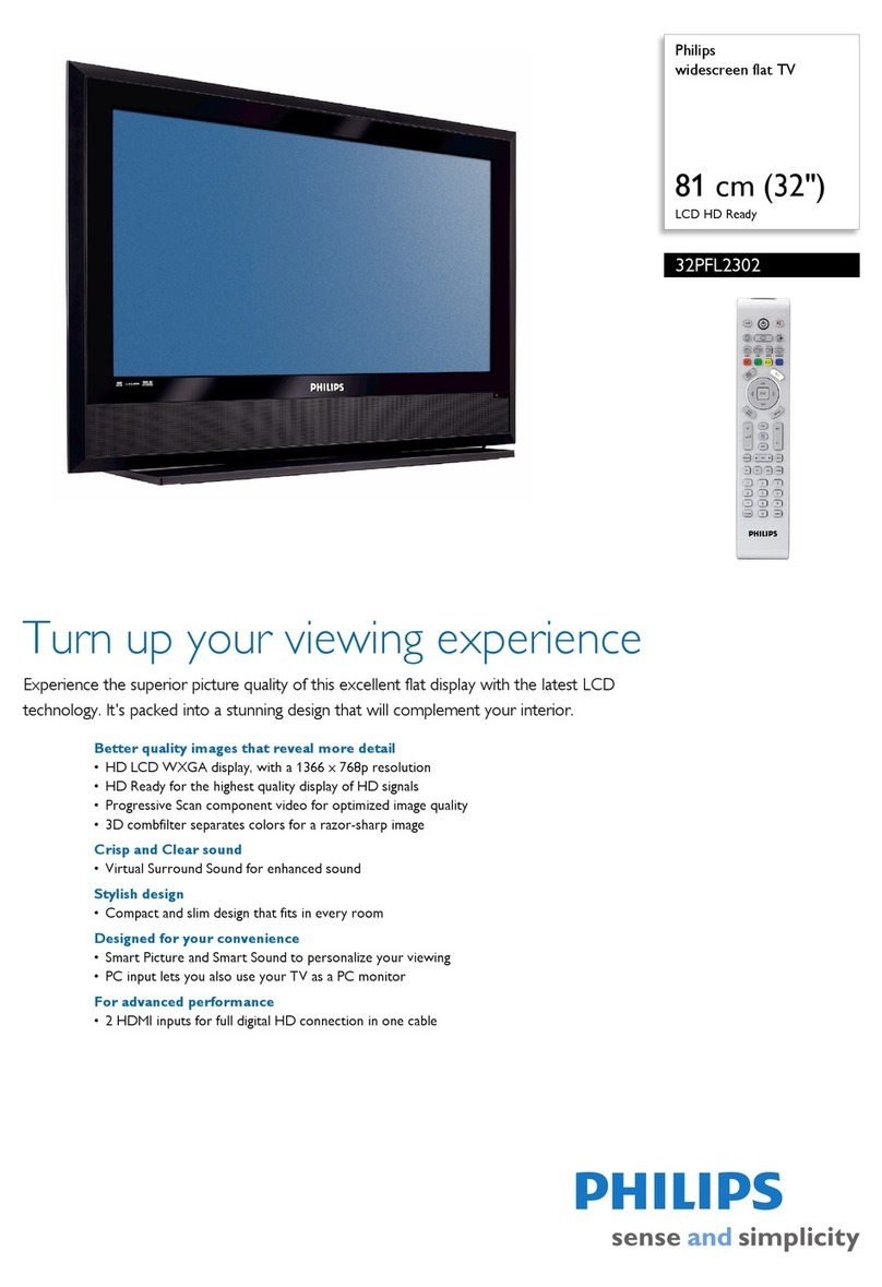 Philips 32PFL2302 User manual