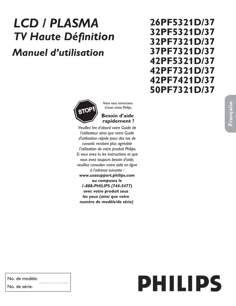 Philips 32PF5321D/37 user manual