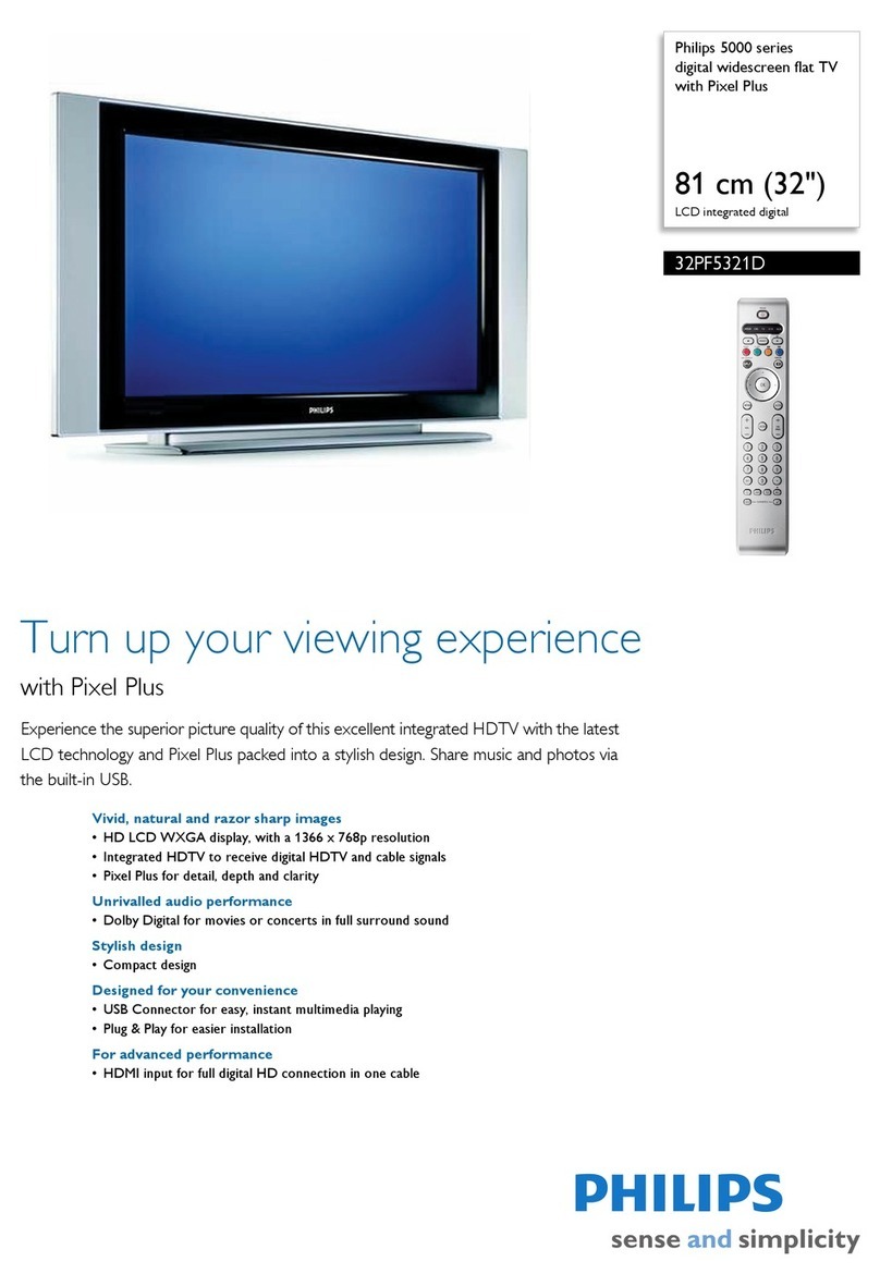 Philips 32PF5321D User manual