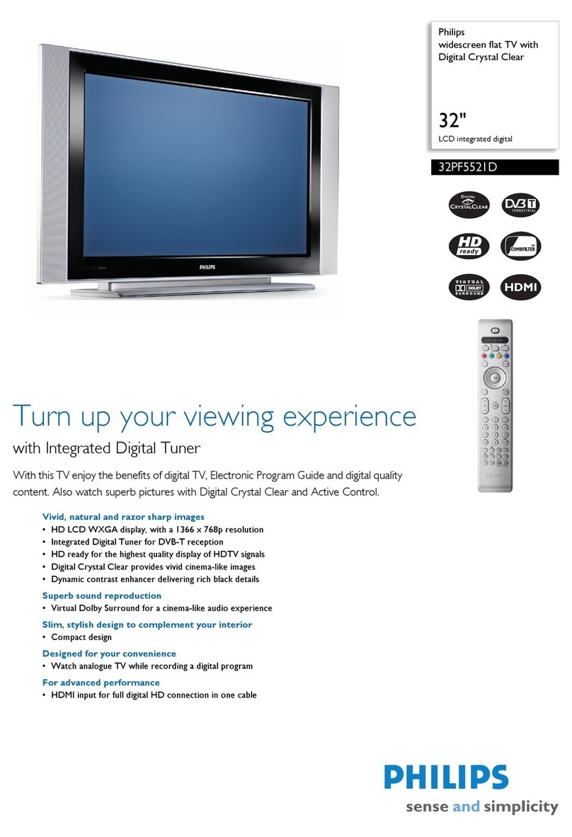 Philips 32PF5521D/10 User manual