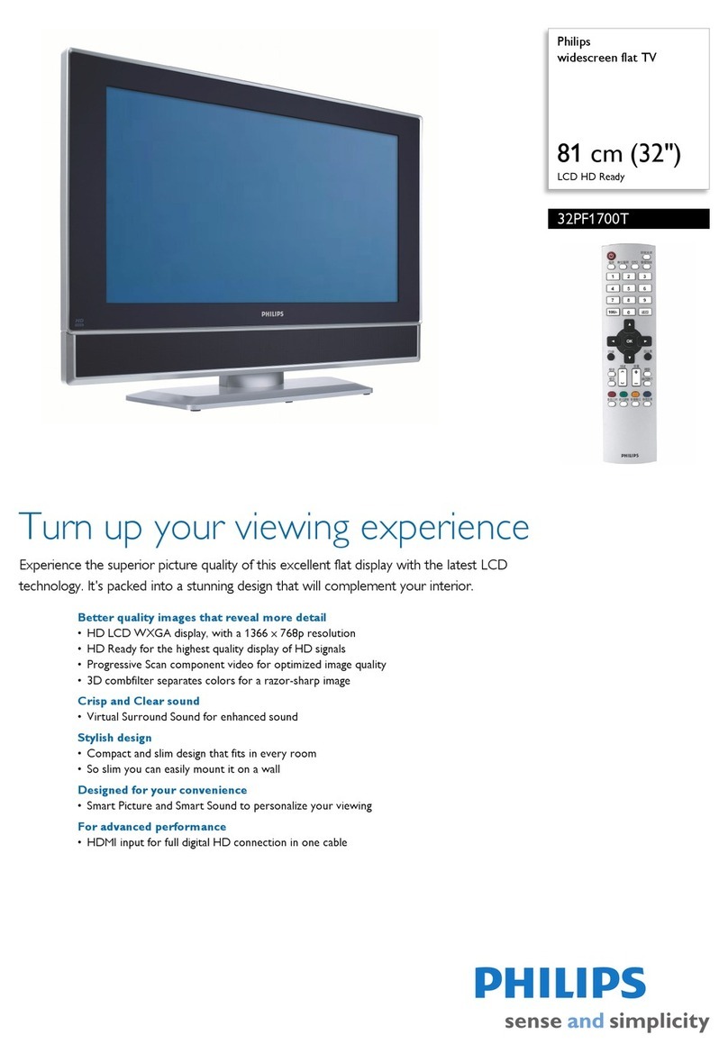 Philips 32PF1700T/96 User manual