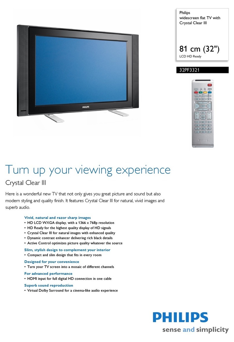 Philips 32PF3321 User manual