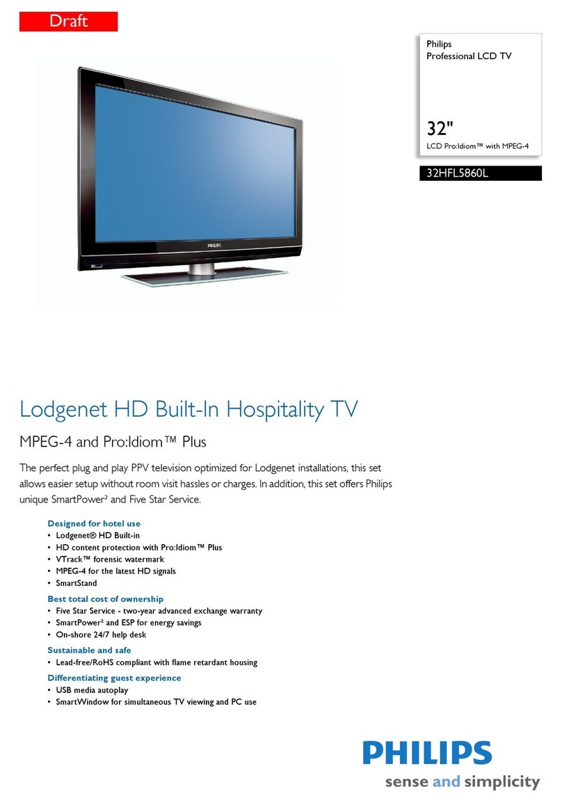 Philips 32HFL5860L User manual