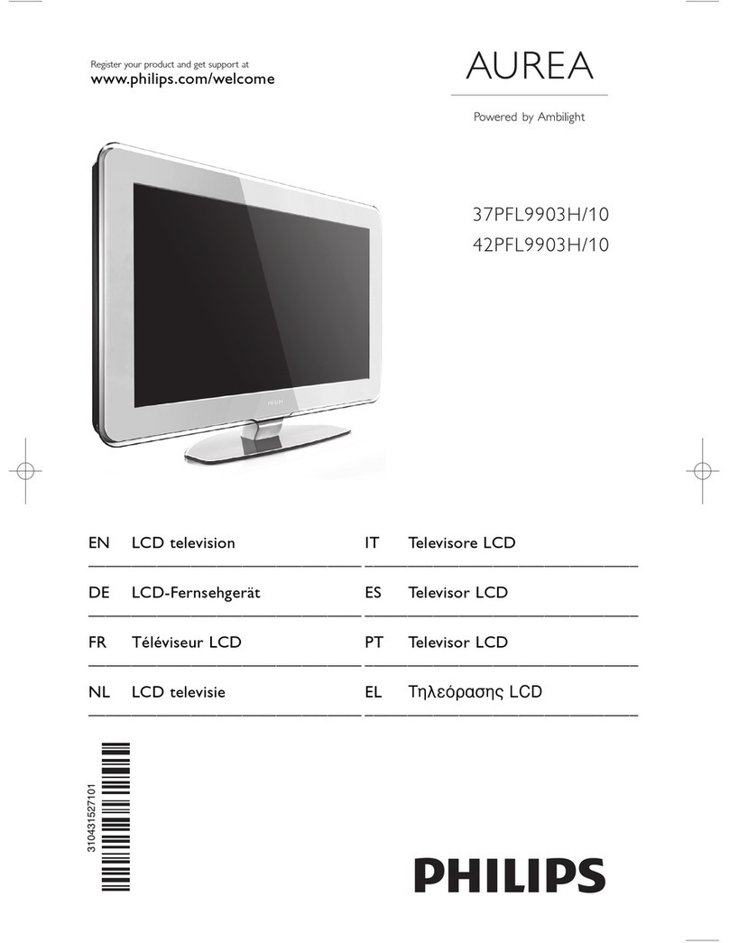 Philips Aurea 37PFL9903 User manual