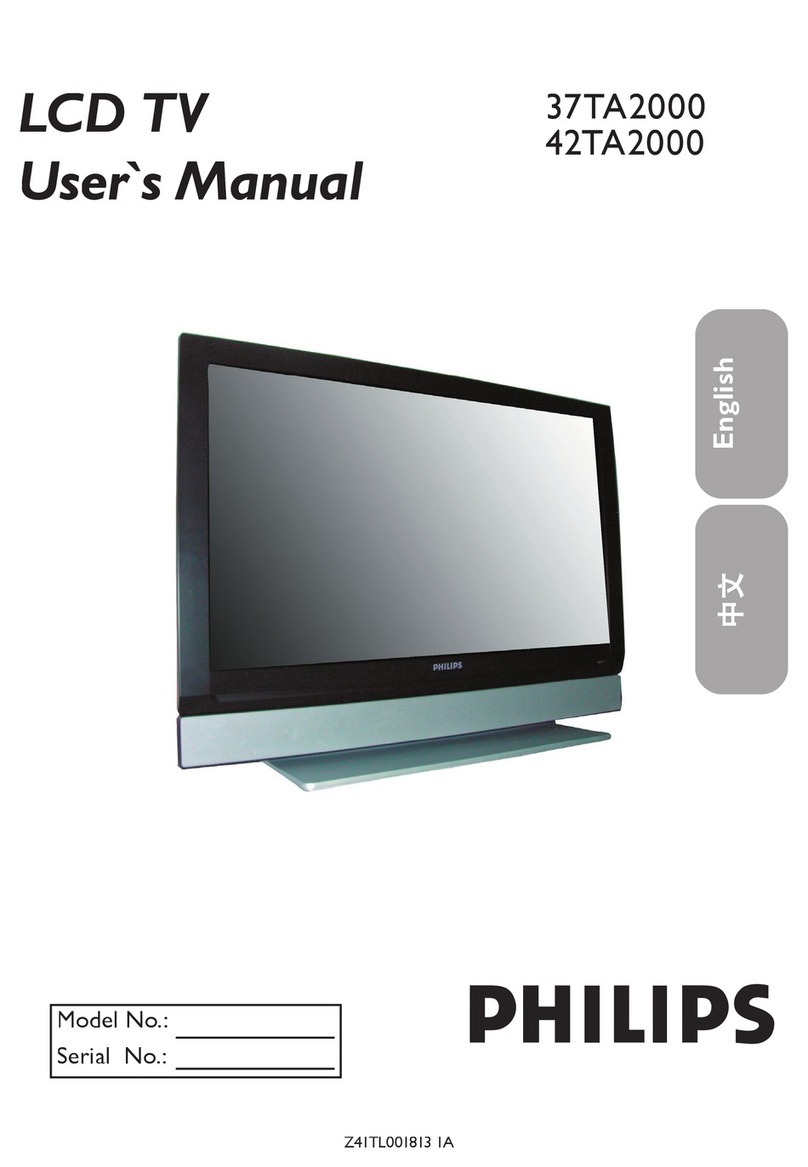 Philips 37TA2000 User manual