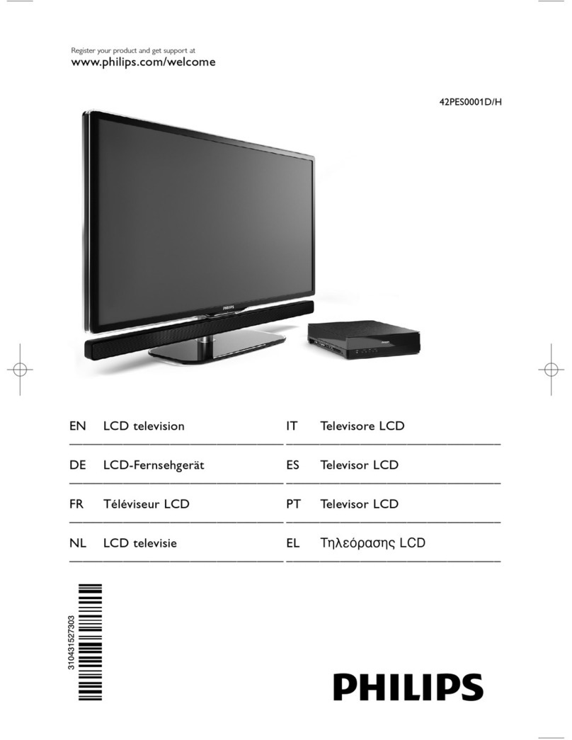 Philips 42PES0001D/H User manual
